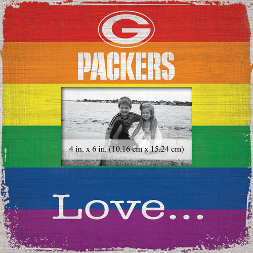 Wholesale NFL2065-Love Pride 10x10 Frame / N2065-Green Bay Packers