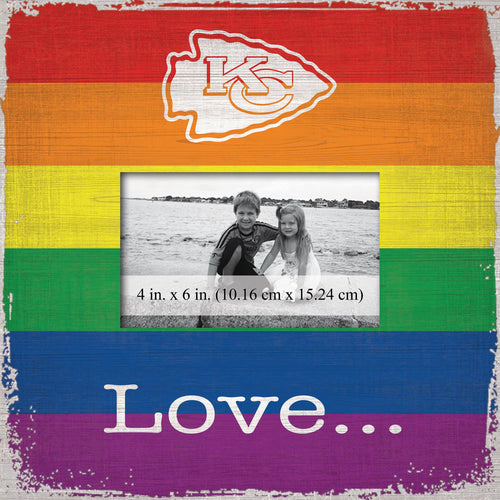 Wholesale NFL2065-Love Pride 10x10 Frame / N2065-Kansas City Chiefs
