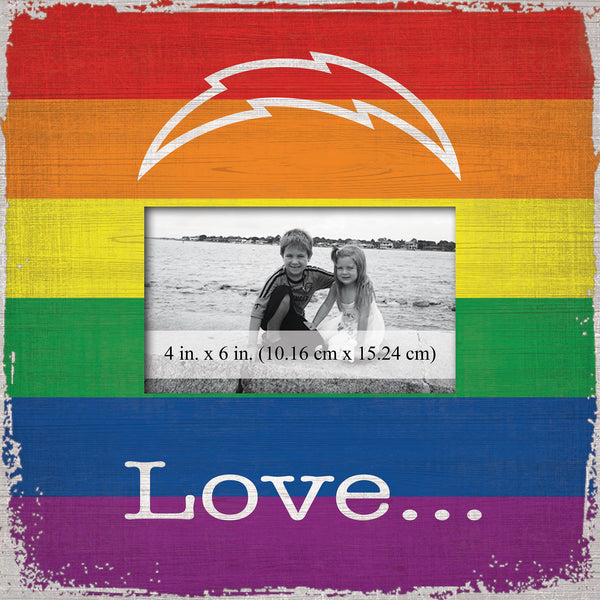 Wholesale NFL2065-Love Pride 10x10 Frame / N2065-Los Angeles Chargers