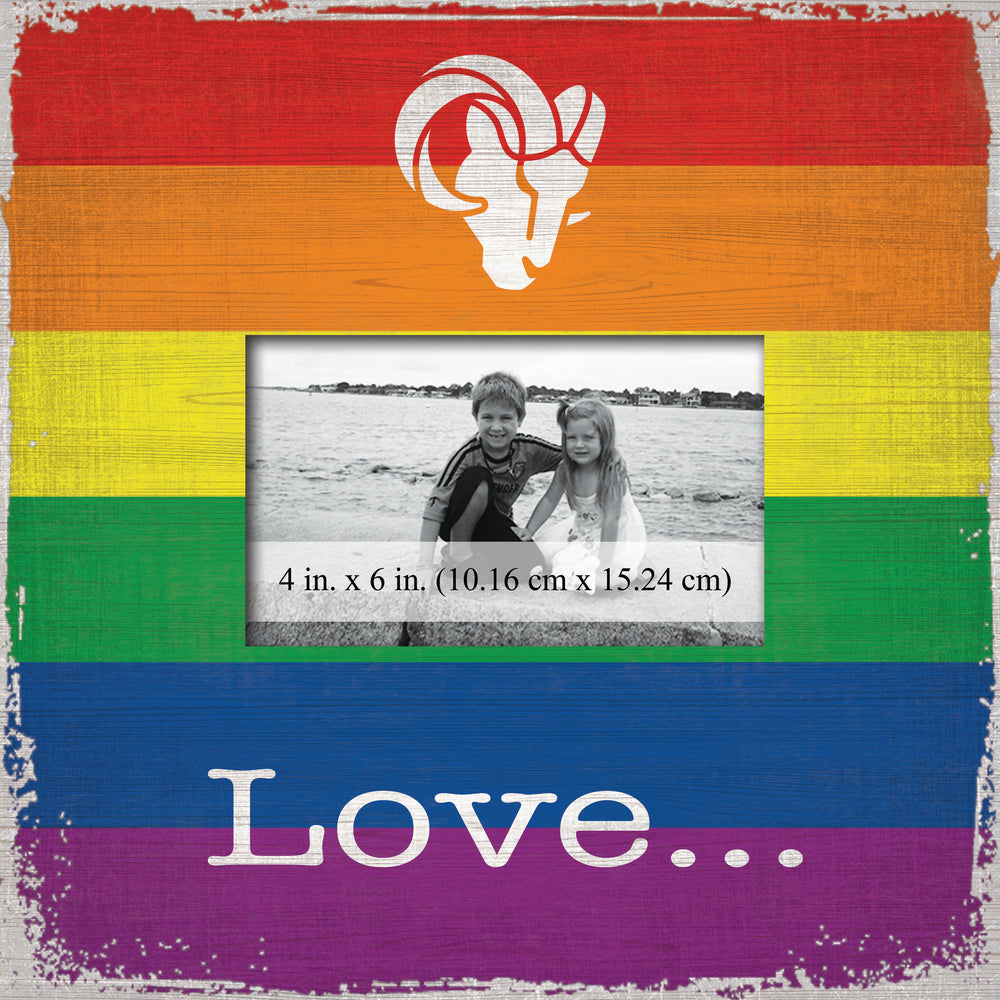 Wholesale NFL2065-Love Pride 10x10 Frame / N2065-Los Angeles Rams