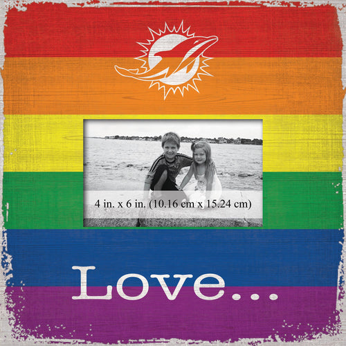 Wholesale NFL2065-Love Pride 10x10 Frame / N2065-Miami Dolphins
