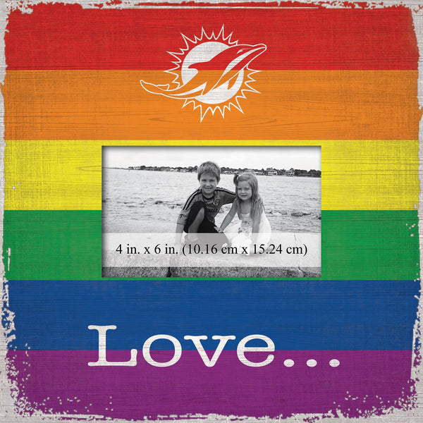 Wholesale NFL2065-Love Pride 10x10 Frame / N2065-Miami Dolphins