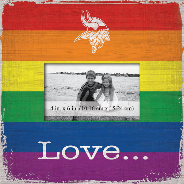 Wholesale NFL2065-Love Pride 10x10 Frame / N2065-Minnesota Vikings