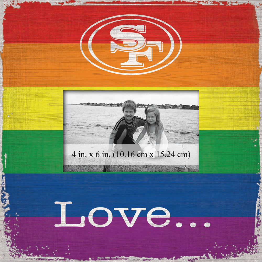 Wholesale NFL2065-Love Pride 10x10 Frame / N2065-San Francisco 49ers