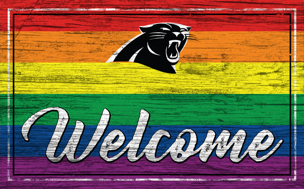 Wholesale NFL2066-Welcome Pride 11x19 / N2066- Carolina Panthers