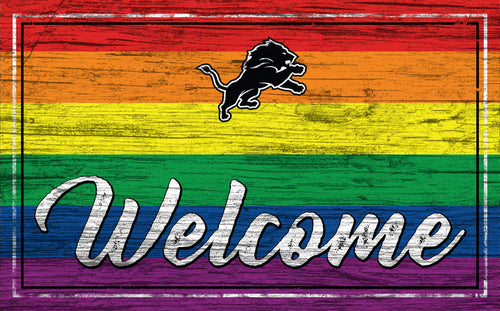 Wholesale NFL2066-Welcome Pride 11x19 / N2066- Detroit Lions