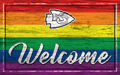 Wholesale NFL2066-Welcome Pride 11x19 / N2066- Kansas City Chiefs