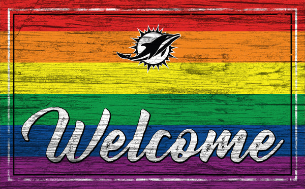 Wholesale NFL2066-Welcome Pride 11x19 / N2066- Miami Dolphins