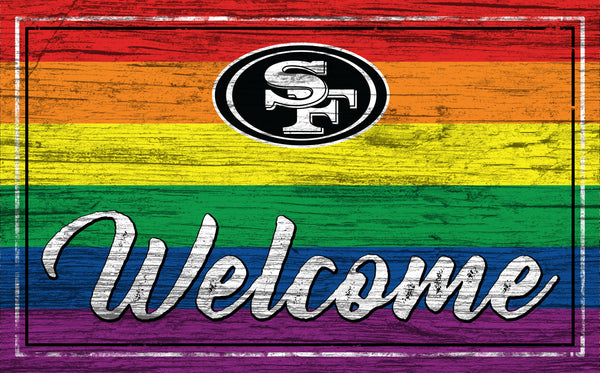Wholesale NFL2066-Welcome Pride 11x19 / N2066- San Francisco 49ers
