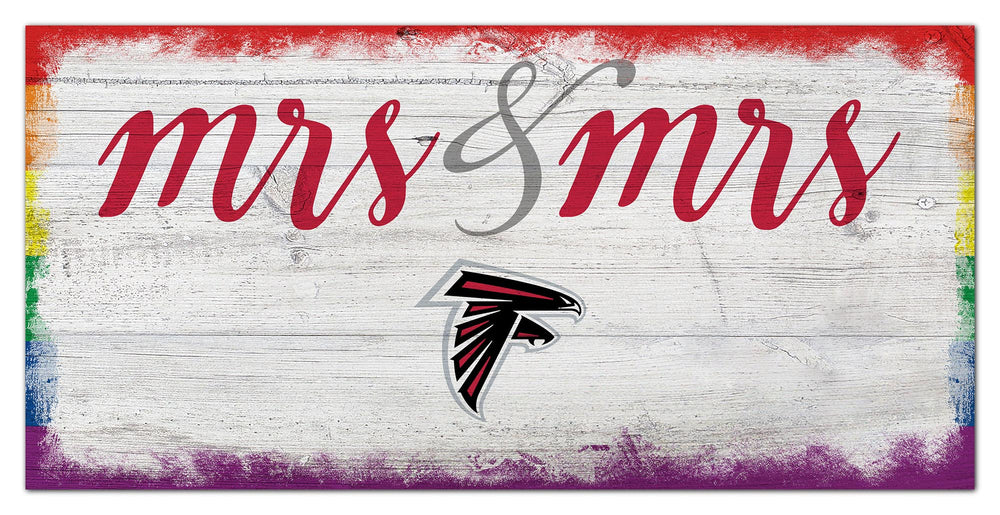 Wholesale NFL2068-Mrs Mrs Script 6x12 / N2068-Atlanta Falcons