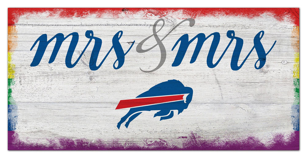 Wholesale NFL2068-Mrs Mrs Script 6x12 / N2068-Buffalo Bills