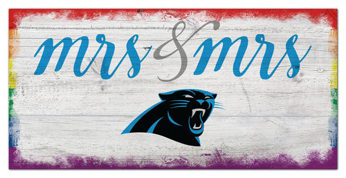 Wholesale NFL2068-Mrs Mrs Script 6x12 / N2068-Carolina Panthers