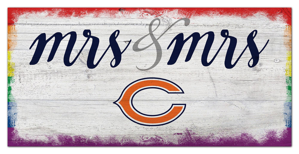 Wholesale NFL2068-Mrs Mrs Script 6x12 / N2068-Chicago Bears