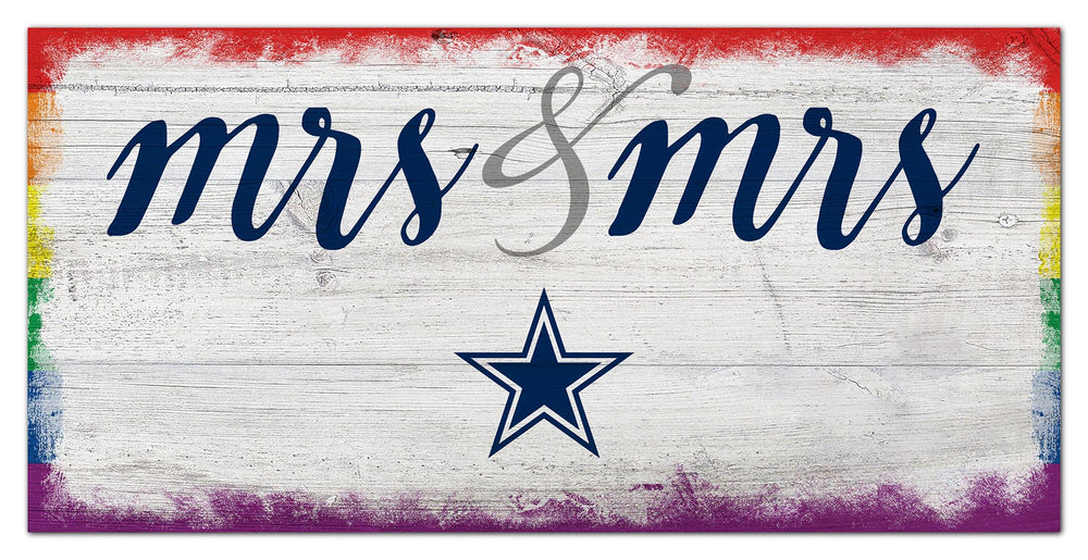 Wholesale NFL2068-Mrs Mrs Script 6x12 / N2068-Dallas Cowboys