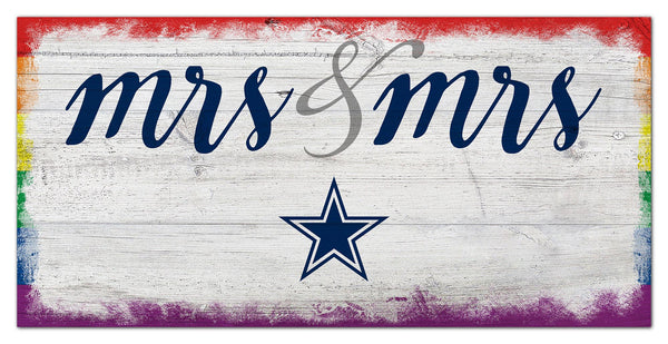 Wholesale NFL2068-Mrs Mrs Script 6x12 / N2068-Dallas Cowboys