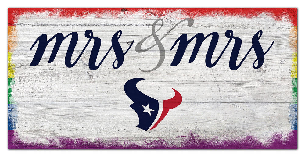 Wholesale NFL2068-Mrs Mrs Script 6x12 / N2068-Houston Texans
