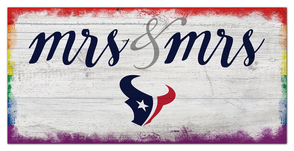 Wholesale NFL2068-Mrs Mrs Script 6x12 / N2068-Houston Texans