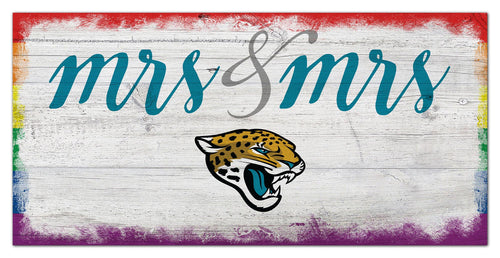 Wholesale NFL2068-Mrs Mrs Script 6x12 / N2068-Jacksonville Jaguars