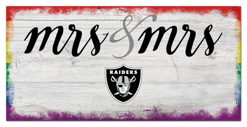 Wholesale NFL2068-Mrs Mrs Script 6x12 / N2068-Las Vegas Raiders