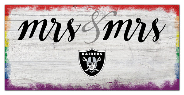 Wholesale NFL2068-Mrs Mrs Script 6x12 / N2068-Las Vegas Raiders