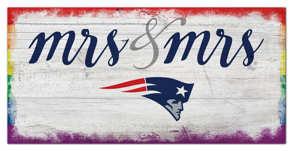 Wholesale NFL2068-Mrs Mrs Script 6x12 / N2068-New England Patriots