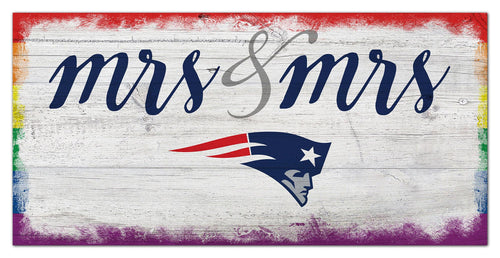 Wholesale NFL2068-Mrs Mrs Script 6x12 / N2068-New England Patriots