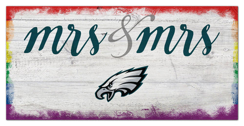 Wholesale NFL2068-Mrs Mrs Script 6x12 / N2068-Philadelphia Eagles