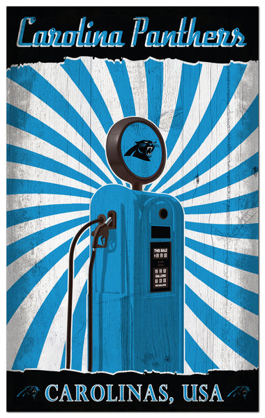 Wholesale NFL2074-Retro Pump Location 11x19 / N2074-Carolina Panthers
