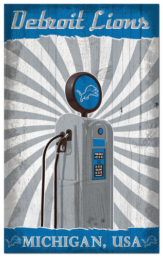 Wholesale NFL2074-Retro Pump Location 11x19 / N2074-Detroit Lions