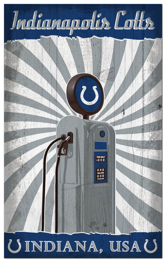 Wholesale NFL2074-Retro Pump Location 11x19 / N2074-Indianapolis Colts