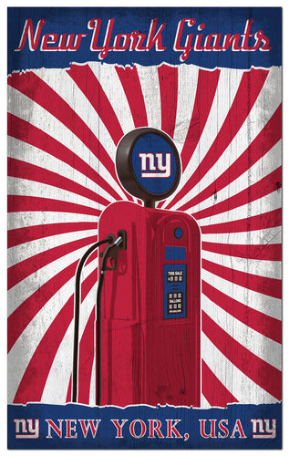 Wholesale NFL2074-Retro Pump Location 11x19 / N2074-New York Giants
