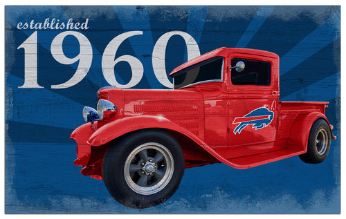 Wholesale NFL2076-Established Truck 11x19 / N2076-Buffalo Bills