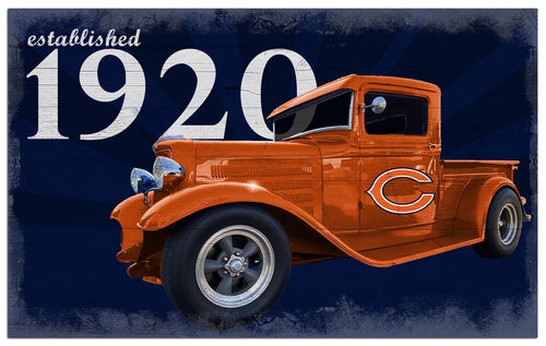 Wholesale NFL2076-Established Truck 11x19 / N2076-Chicago Bears