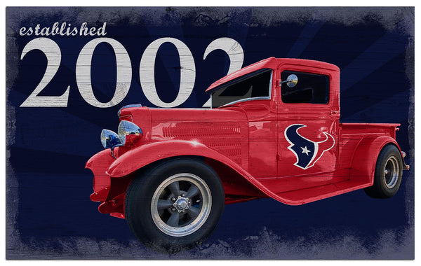 Wholesale NFL2076-Established Truck 11x19 / N2076-Houston Texans