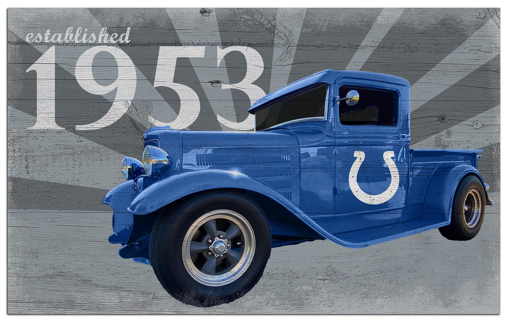 Wholesale NFL2076-Established Truck 11x19 / N2076-Indianapolis Colts