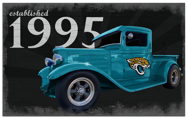 Wholesale NFL2076-Established Truck 11x19 / N2076-Jacksonville Jaguars