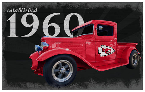 Wholesale NFL2076-Established Truck 11x19 / N2076-Kansas City Chiefs