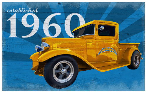 Wholesale NFL2076-Established Truck 11x19 / N2076-Los Angeles Chargers
