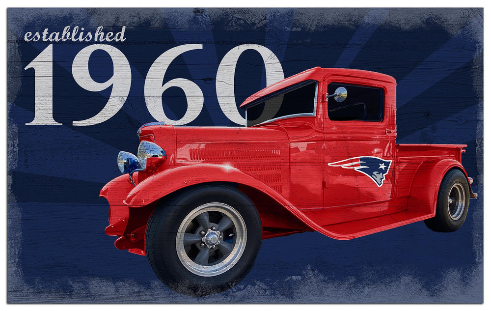 Wholesale NFL2076-Established Truck 11x19 / N2076-New England Patriots