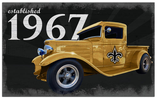 Wholesale NFL2076-Established Truck 11x19 / N2076-New Orleans Saints