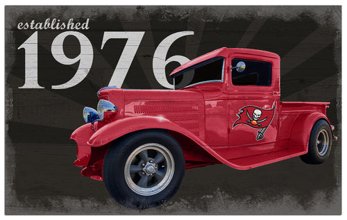 Wholesale NFL2076-Established Truck 11x19 / N2076-Tampa Bay Buccaneers