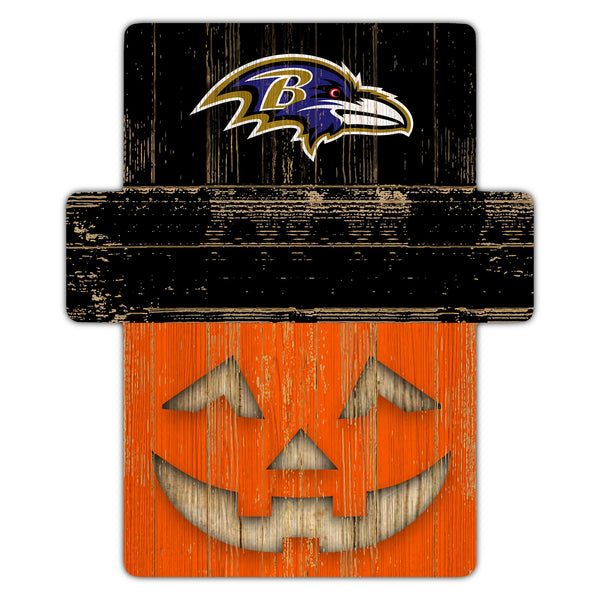 Wholesale NFL2081-Jackolantern 12" Sign (Classic Impressions Exclusive) / N2081-Baltimore Ravens