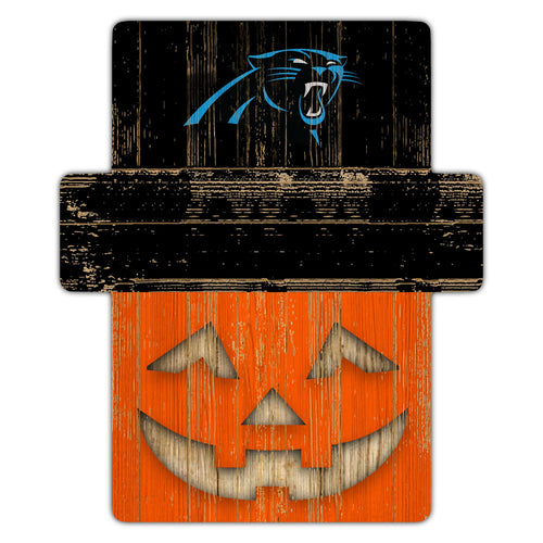 Wholesale NFL2081-Jackolantern 12" Sign (Classic Impressions Exclusive) / N2081-Carolina Panthers