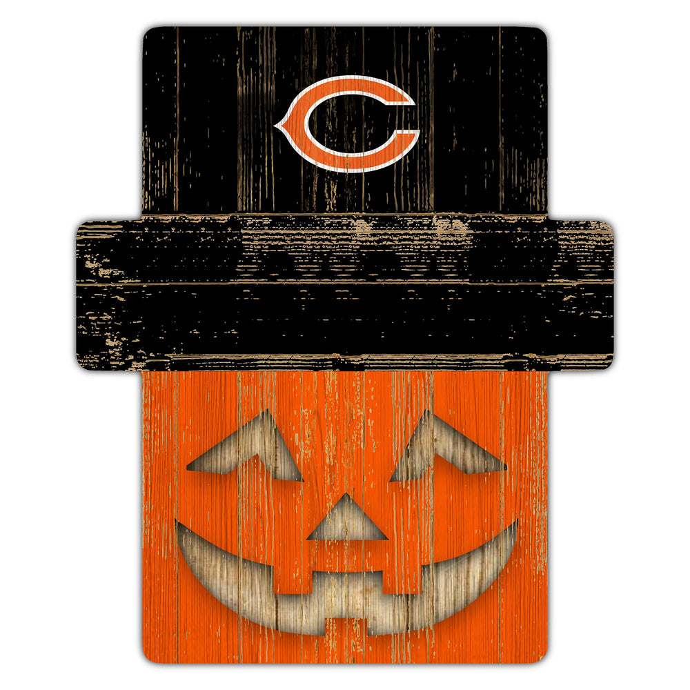 Wholesale NFL2081-Jackolantern 12" Sign (Classic Impressions Exclusive) / N2081-Chicago Bears