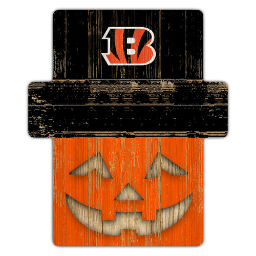 Wholesale NFL2081-Jackolantern 12" Sign (Classic Impressions Exclusive) / N2081-Cincinnati Bengals