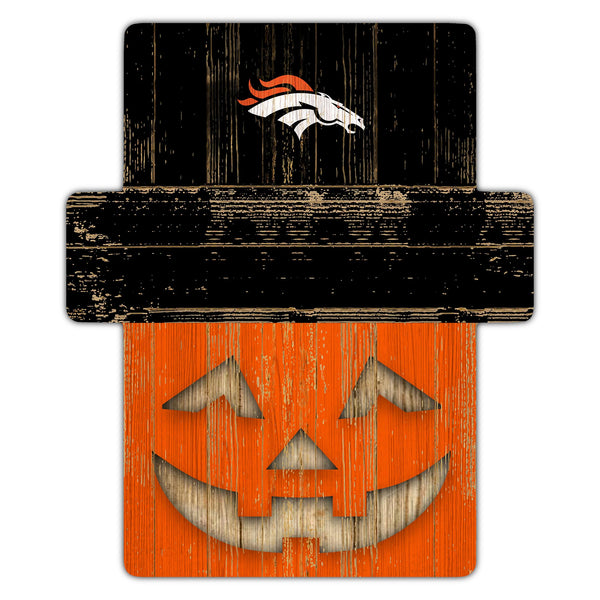 Wholesale NFL2081-Jackolantern 12" Sign (Classic Impressions Exclusive) / N2081-Denver Broncos