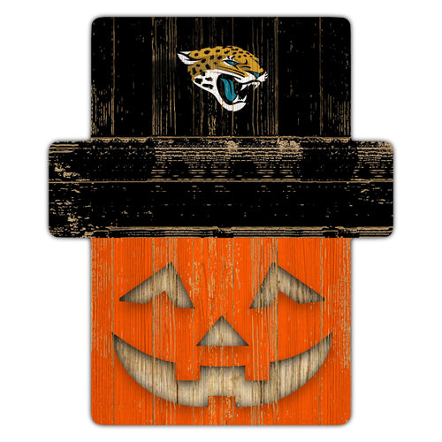 Wholesale NFL2081-Jackolantern 12" Sign (Classic Impressions Exclusive) / N2081-Jacksonville Jaguars