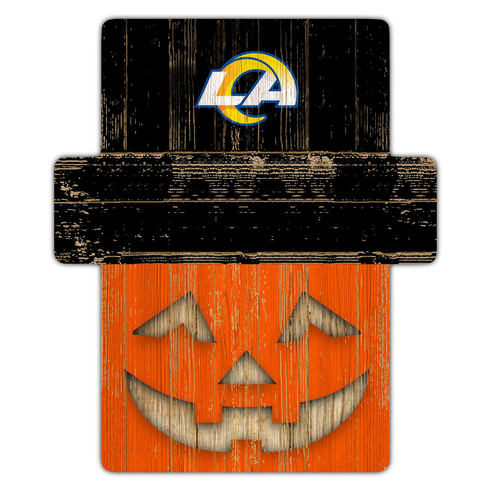 Wholesale NFL2081-Jackolantern 12" Sign (Classic Impressions Exclusive) / N2081-Los Angeles Rams