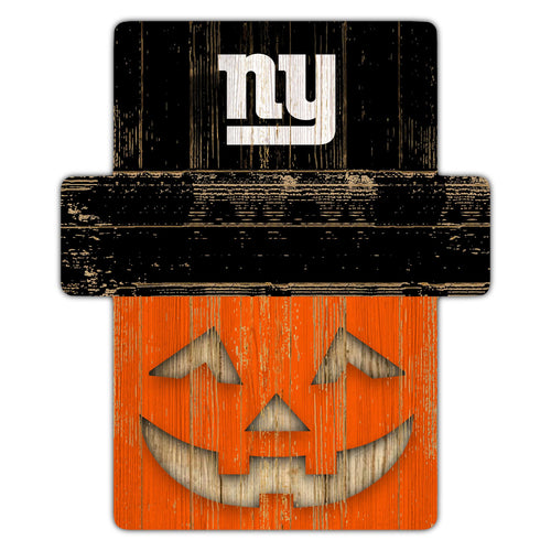 Wholesale NFL2081-Jackolantern 12" Sign (Classic Impressions Exclusive) / N2081-New York Giants