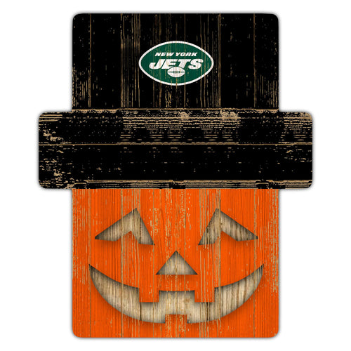 Wholesale NFL2081-Jackolantern 12" Sign (Classic Impressions Exclusive) / N2081-New York Jets